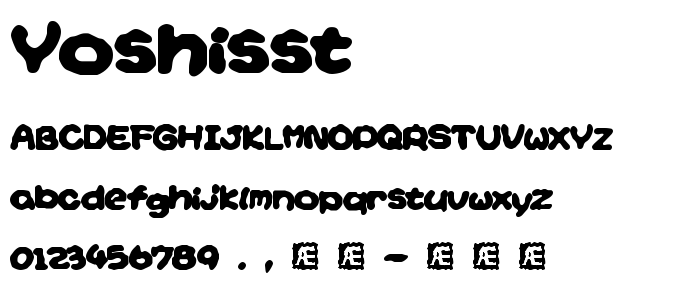 Yoshisst font