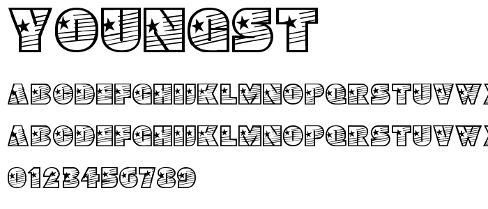 Youngst font