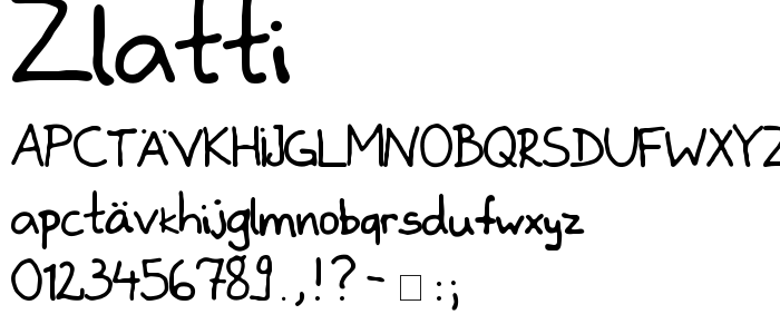 Zladdi font